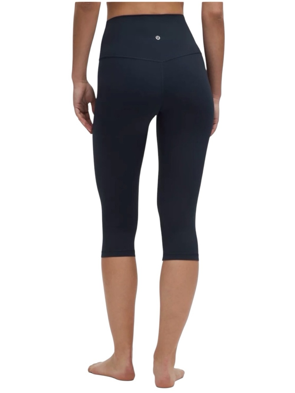 lululemon athletica Black High-Rise Crop Leggings Size Small